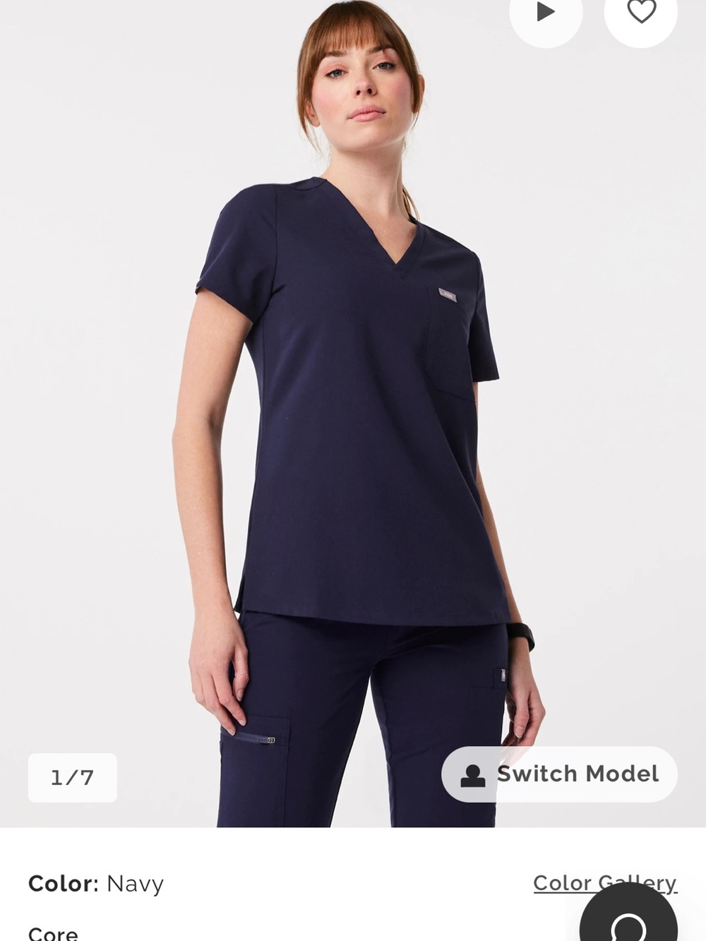 Figs Catarina Scrub Top